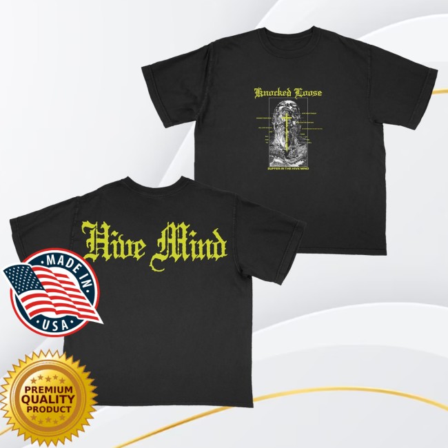 Knocked Loose Merch Store Hive Mind Black T-Shirt 5 Knocked Loose Merch Store Hive Mind Black T-Shirt