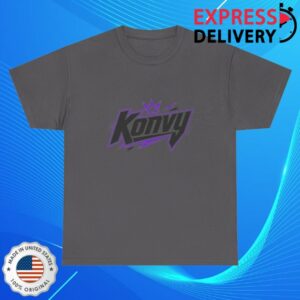 Konvy Store Merch Konvy Logo Tee Streetwear Graphic Shirt, Crown Lightning Design