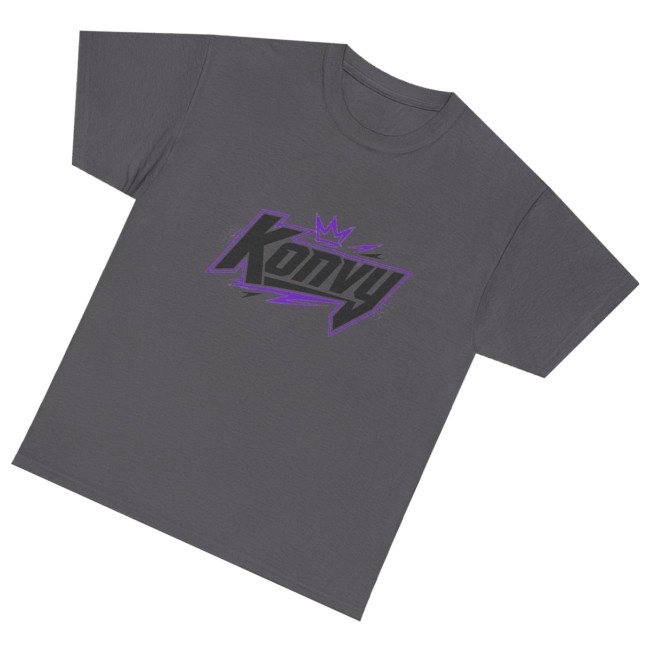 Konvy Store Merch Konvy Logo Tee Streetwear Graphic Shirt, Crown Lightning Design 3 Konvy Store Merch Konvy Logo Tee Streetwear Graphic Shirt, Crown Lightning Design