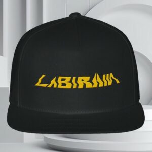 Labirhin Merch Store Golden Labi Big Golden Labirhin Logo Hat