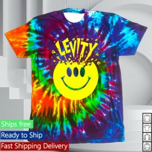 Levity Merch Store Levity Blast Your Brain Smiiiley Tee In Whirlpool Tie Dye