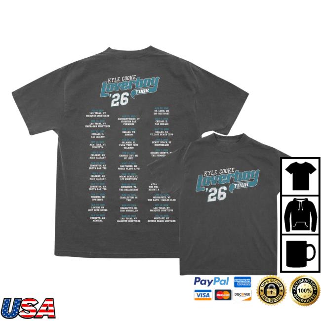 Loverboy Merch Store Dj Kyle Cooke Tour '26 Tee 5 Loverboy Merch Store Dj Kyle Cooke Tour '26 Tee