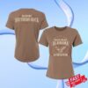 Lynyrd Skynyrd Merch Store Bama Bird Vintage Brown Ladies Tee