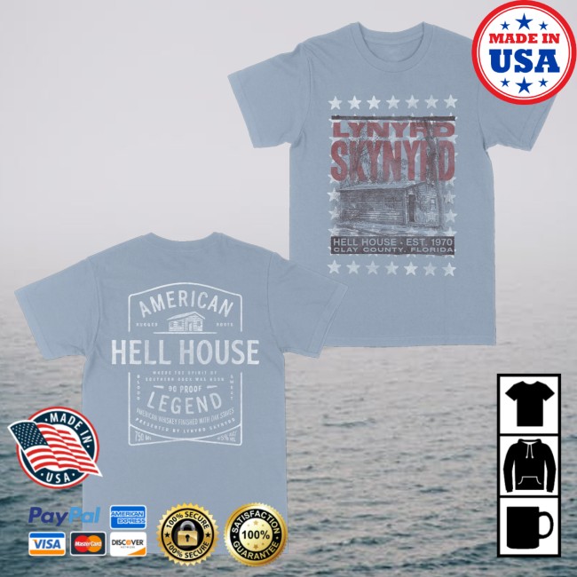 Lynyrd Skynyrd Store Merch Hell House Fine Lines Tee 4 Lynyrd Skynyrd Store Merch Hell House Fine Lines Tee