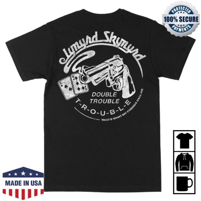 Lynyrd Skynyrd Store Merch Trigger Trouble Black Tee 4 Lynyrd Skynyrd Store Merch Trigger Trouble Black Tee