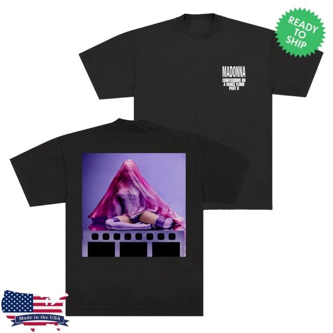 Madonna Merch Store Confessions II Album Tee 5 Madonna Merch Store Confessions II Album Tee