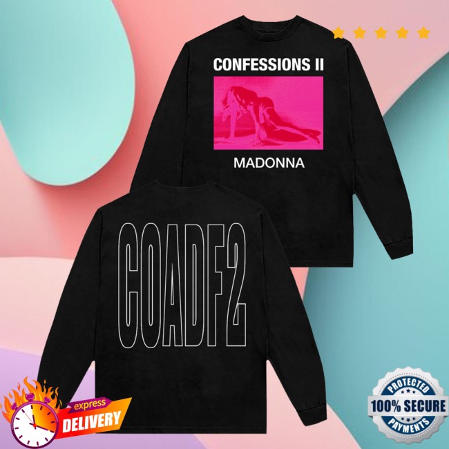 Madonna Merch Store Confessions II Neon Long Sleeve Tee 5 Madonna Merch Store Confessions II Neon Long Sleeve Tee