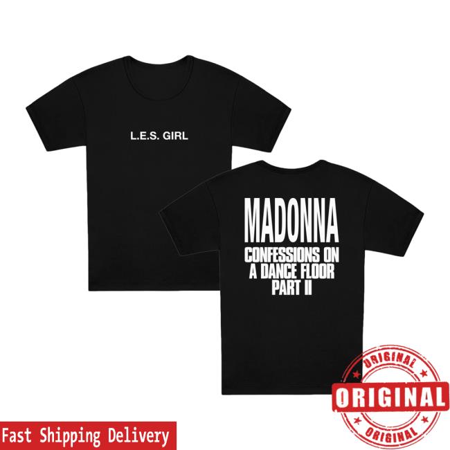 Madonna Store Merch L.E.S. Girl Baby Tee 5 Madonna Store Merch L.E.S. Girl Baby Tee