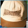 Magnitudexxx Merch Store Varsity Hat (Brown Cream White) 1 Magnitudexxx Merch Store Varsity Hat (Brown Cream White)