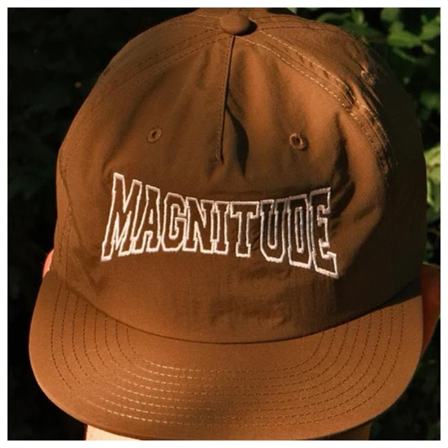 Magnitudexxx Merch Store Varsity Waterproof Hat Faded Brown 3 Magnitudexxx Merch Store Varsity Waterproof Hat Faded Brown