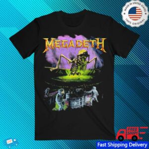 Megadeth Merch Store Contaminated Vintage T-Shirt