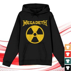 Megadeth Merch Store Nuclear Symbol Hoodie