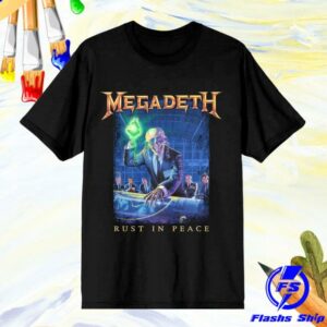 Megadeth Merch Store Rust In Peace Tracklist Tee