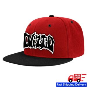 Mnestore Merch Twiztid Crimson & Black Mostasteless Logo Snapback