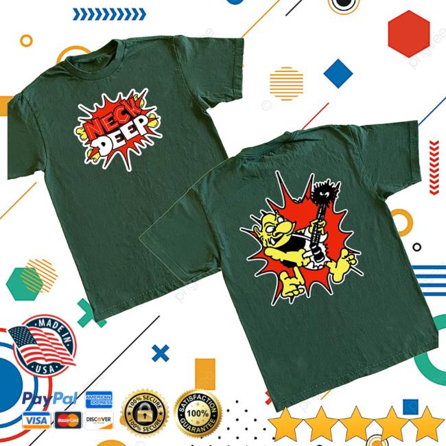 Neck Deep Merch Store Orc Shredder Tee 3 Neck Deep Merch Store Orc Shredder Tee