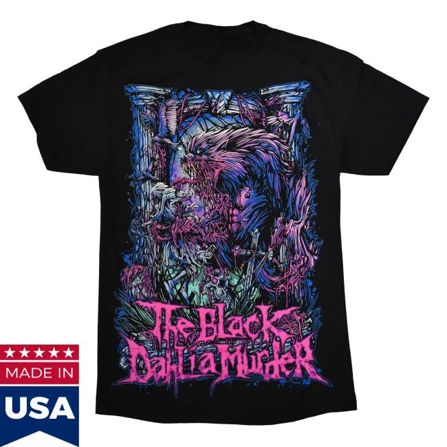 Night Shift Merch Store The Black Dahlia Murder Wolfman T-Shirt 2 Night Shift Merch Store The Black Dahlia Murder Wolfman T-Shirt