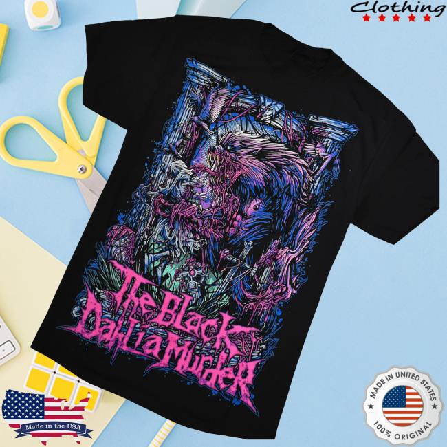 Night Shift Merch Store The Black Dahlia Murder Wolfman T-Shirt 3 Night Shift Merch Store The Black Dahlia Murder Wolfman T-Shirt