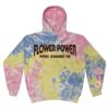 Nybg Shop Merch Nybg Flower Power Adult Tie-Dye Hoodie