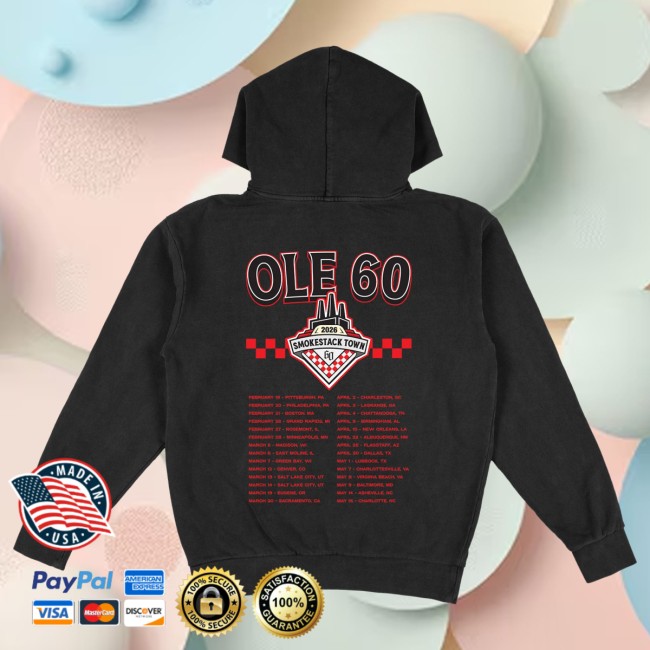 Ole 60 Store Merch Smokestack Town Black Tour Hoodie 4 Ole 60 Store Merch Smokestack Town Black Tour Hoodie