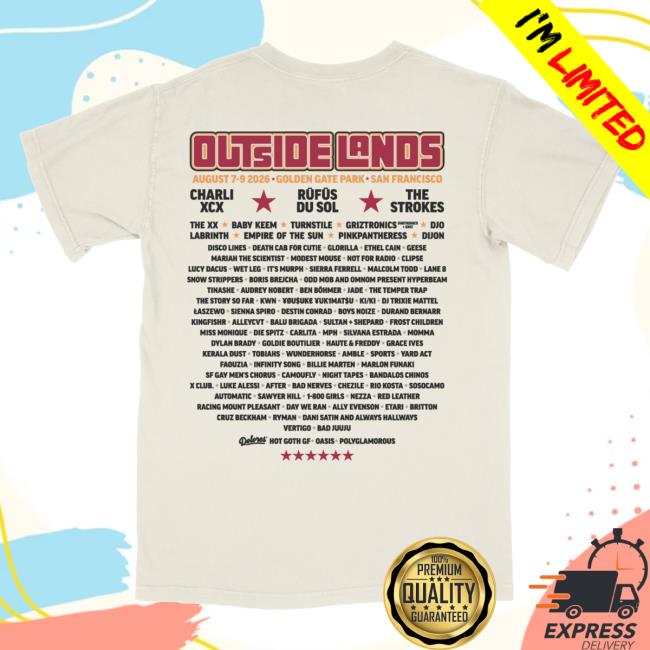 Outside Lands Merch Store Mascot Event Tee 4 Outside Lands Merch Store Mascot Event Tee