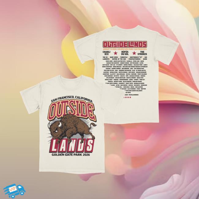 Outside Lands Merch Store Mascot Event Tee 5 Outside Lands Merch Store Mascot Event Tee