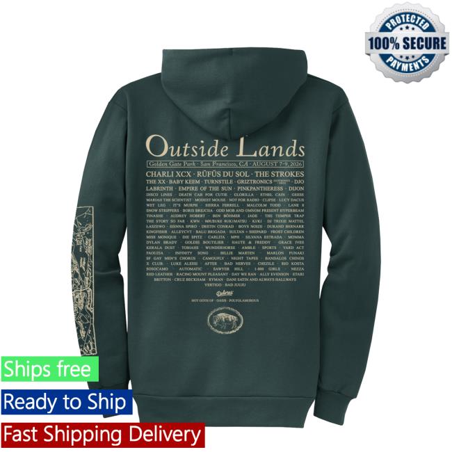 Outside Lands Merch Store Park Event Zip Hoodie 4 Outside Lands Merch Store Park Event Zip Hoodie