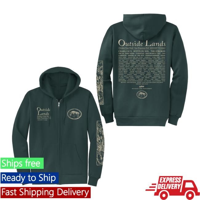 Outside Lands Merch Store Park Event Zip Hoodie 5 Outside Lands Merch Store Park Event Zip Hoodie