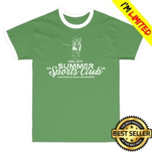 Owl City Merch Store Summer Sports Club Ringer T-Shirt