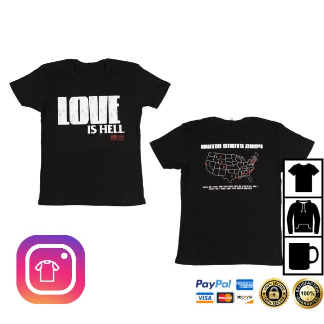Paxam Shop Merch Love Is Hell 2024 Tour T-Shirt 5 Paxam Shop Merch Love Is Hell 2024 Tour T-Shirt
