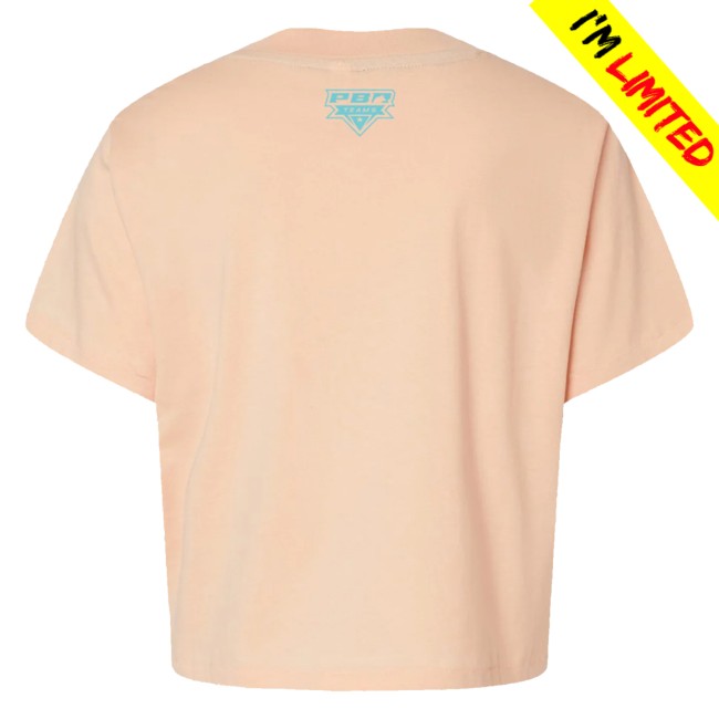 Pbr Shop Merch Ladies Pbr Teams Take The Ride Guitar T-Shirt Peach 4 Pbr Shop Merch Ladies Pbr Teams Take The Ride Guitar T-Shirt Peach