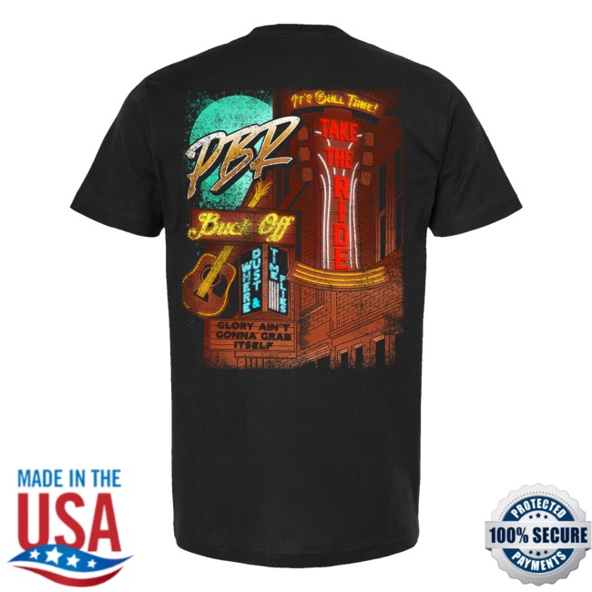Pbr Shop Merch Pbr Teams Nashville Neon Bar Sign T-Shirt Black 4 Pbr Shop Merch Pbr Teams Nashville Neon Bar Sign T-Shirt Black