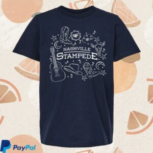 Pbr Shop Merch Youth Stampede Icon T-Shirt Navy