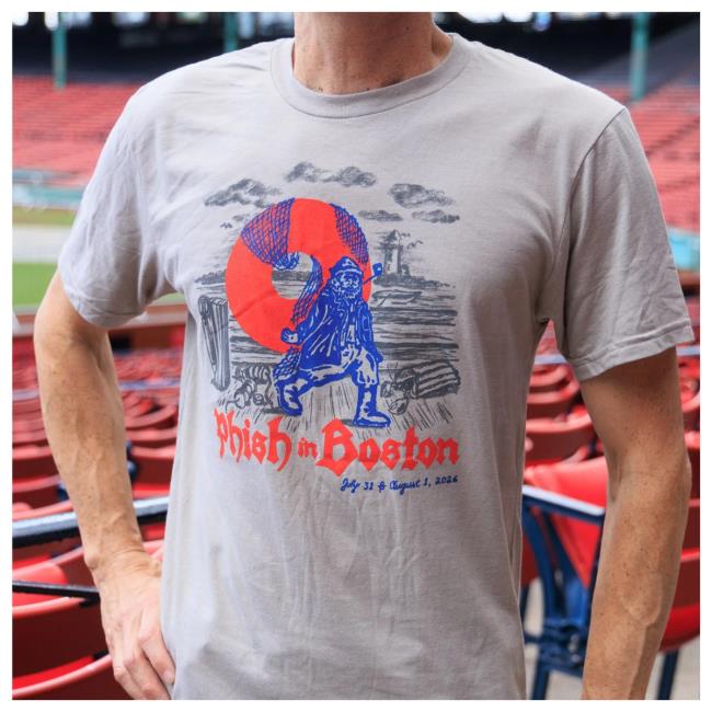 Phish Dry Goods Merch Store Gordon's Fisherman Fenway Tee 5 Phish Dry Goods Merch Store Gordon's Fisherman Fenway Tee