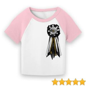 Pillowhead Merch Store Gouge Away Figurine Raglan Baby Tee
