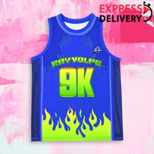 Ray Volpe Store Merch Ray Volpe Mint Flame Basketball Jersey