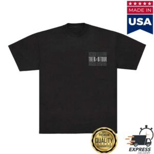 Raymond And Brown Tour Merch R&B Tour Black Graphic Tee