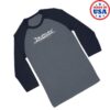 Rosasharin Store Merch Baseball Tee Heather Denim Navy