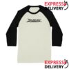 Rosasharin Store Merch Baseball Tee Vintage White Black