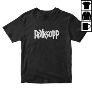 Royksopp Merch Store Royksopp Classic Logo T-Shirt (Black)