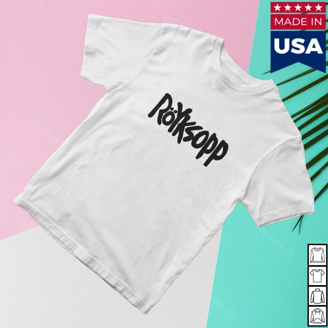 Royksopp Merch Store Royksopp Classic Logo T-Shirt (White) 3 Royksopp Merch Store Royksopp Classic Logo T-Shirt (White)
