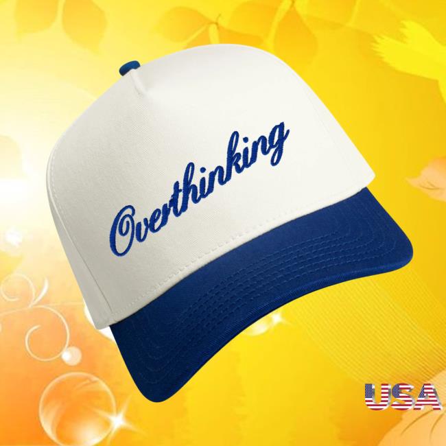 Samantha Ebert Store Merch Embroidered Two-Tone Overthinking Cap 3 Samantha Ebert Store Merch Embroidered Two-Tone Overthinking Cap
