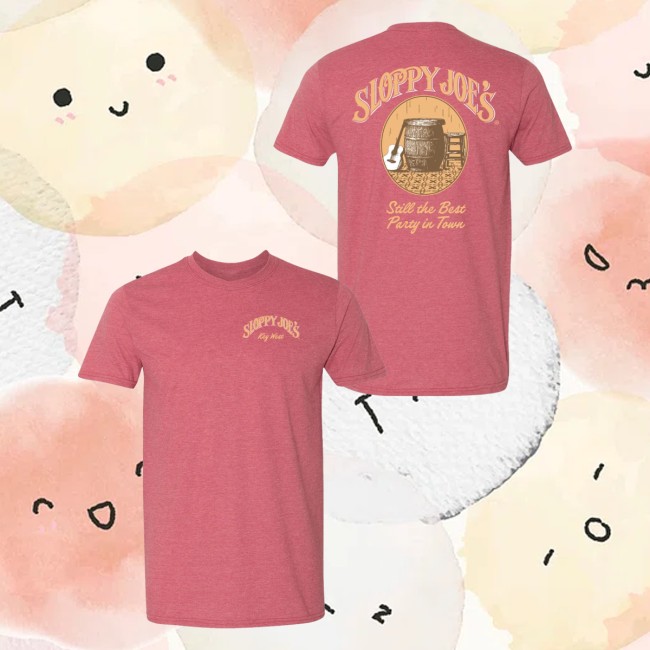 Sloppy Joes Merch Store Barrel Tee Heather Red 5 Sloppy Joes Merch Store Barrel Tee Heather Red