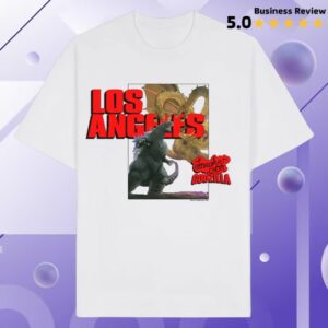 Sneaker Con Drops Merch Store La Godzilla V. King Ghidorah Tee - White