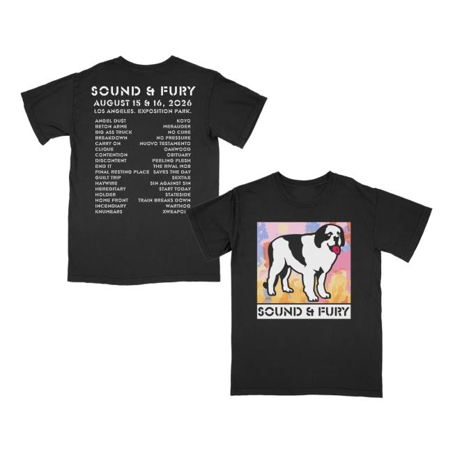 Sound And Fury Store Merch Sound And Fury 2026 Big Dog Black Tee 5 Sound And Fury Store Merch Sound And Fury 2026 Big Dog Black Tee