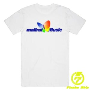 Sound Merch Store Mallrat Msn White T-Shirt