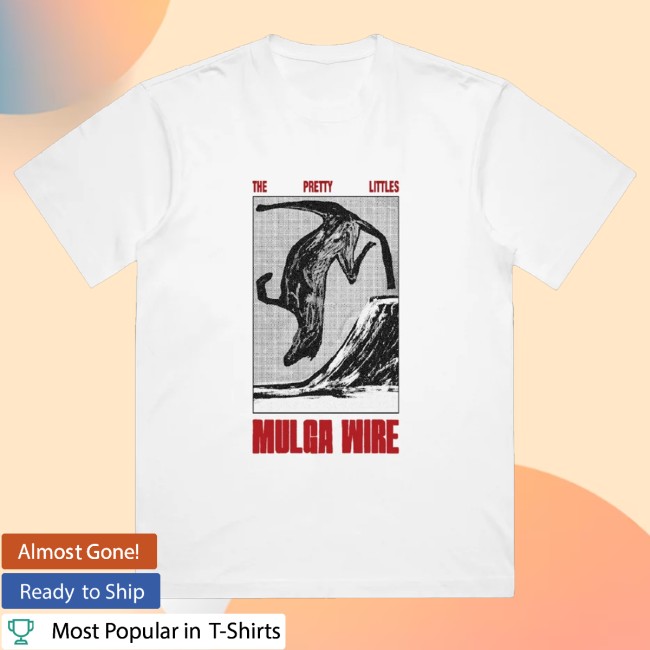 Sound Merch Store The Pretty Littles Mulga Wire White T-Shirt 2 Sound Merch Store The Pretty Littles Mulga Wire White T-Shirt