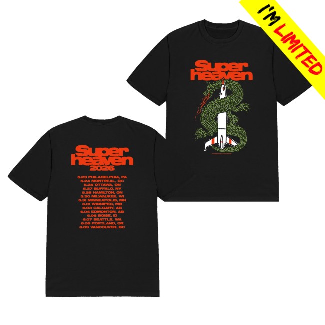 Superheaven Merch Store Spring 2026 Tour Tee 5 Superheaven Merch Store Spring 2026 Tour Tee