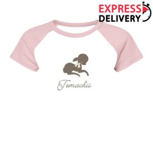 Temachii Store Merch Pink Lamb Baby Tee