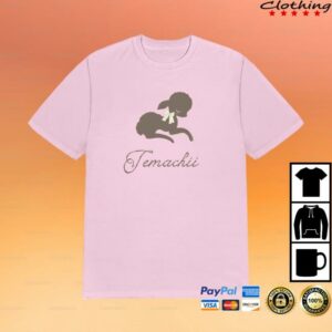 Temachii Store Merch Pink Lamb T-Shirt