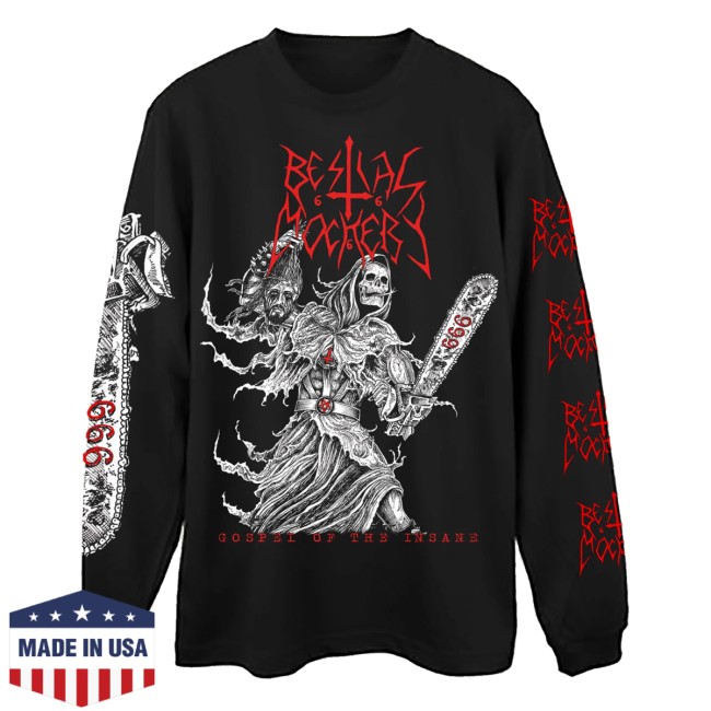 Temporal Dimensions Patches Merch Store Bestial Mockery Gospel Of The Insane Longsleeve 3 Temporal Dimensions Patches Merch Store Bestial Mockery Gospel Of The Insane Longsleeve